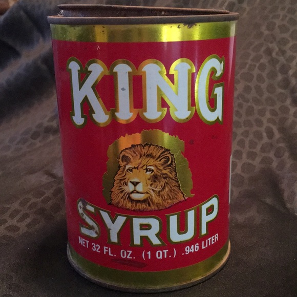 Vintage king syrup 32 oz tin - Picture 1 of 1